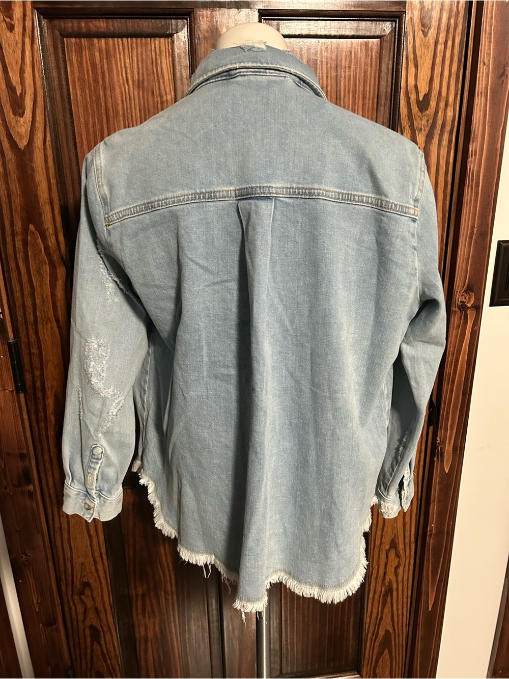 Pilcro distressed denim shirt xs - Picture 4 of 4
